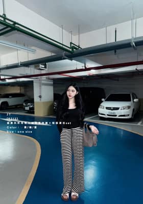 |現貨秒出｜韓系慵懶條紋三件套