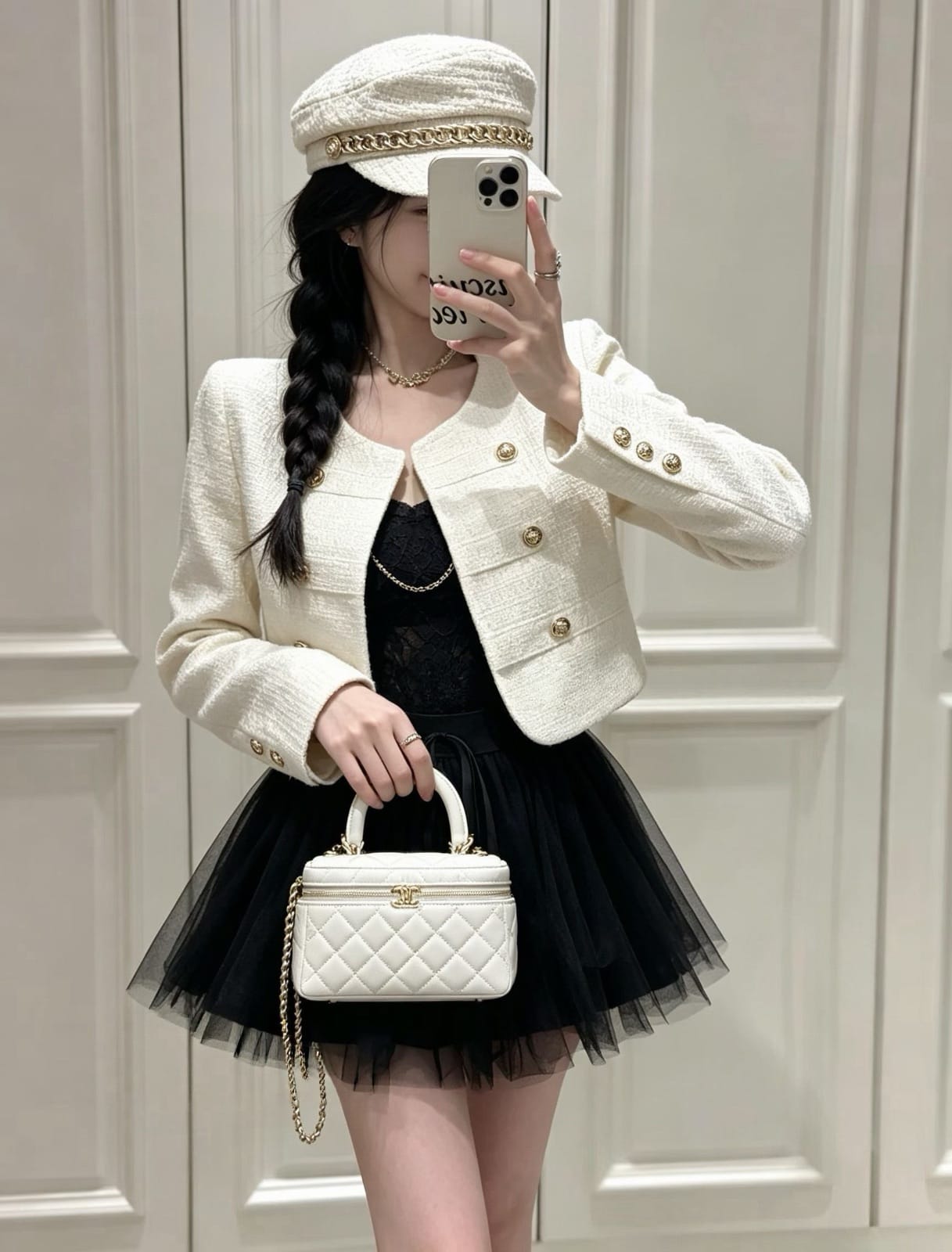 ♡ 復古芭蕾・小香風三件式套裝